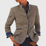 Women's Button-Front Knit Fall Cardigan for Work