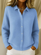 Classic Knitted Button Cardigan