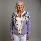 Women's Vintage Icelandic Knit Cardigan