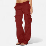 Straight-Leg Cargo Pants with Utility Pockets
