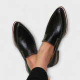 Classic Black Slip-On Loafers