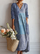 Women's Soft Drape Pocket Midi Dress
