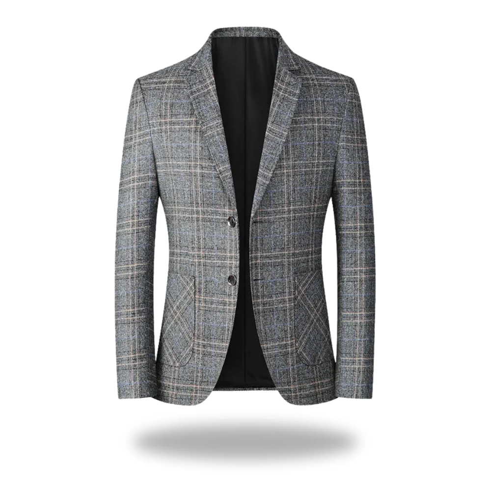 Grey men's tailored blazer