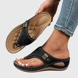 Orthopedic Slip-On Wedge Sandals