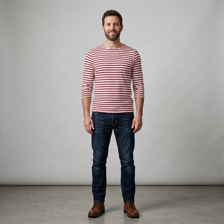 Liam - Basic Striped T Shirt