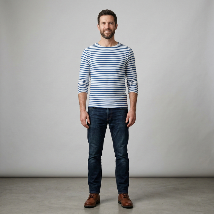 Liam - Basic Striped T Shirt