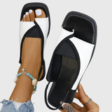 Orthopedic Square-Toe Slide Sandals