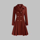 Women's Double-Breasted Longline Coat
