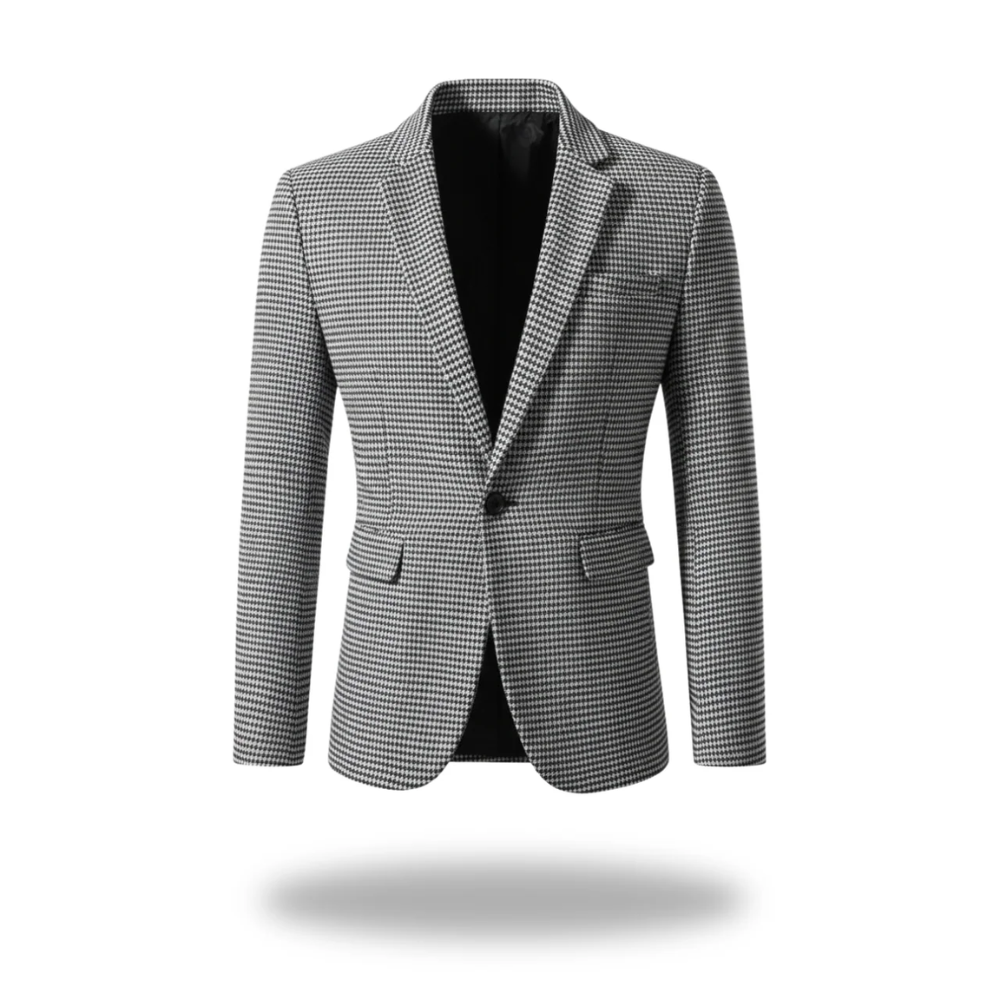 Light grey men's refined blazer