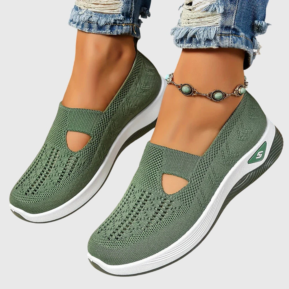 Emely Orthopedic Slip-On Shoes - Green