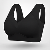 Women's Seamless Wireless Push-Up Bra with Deep V Neckline