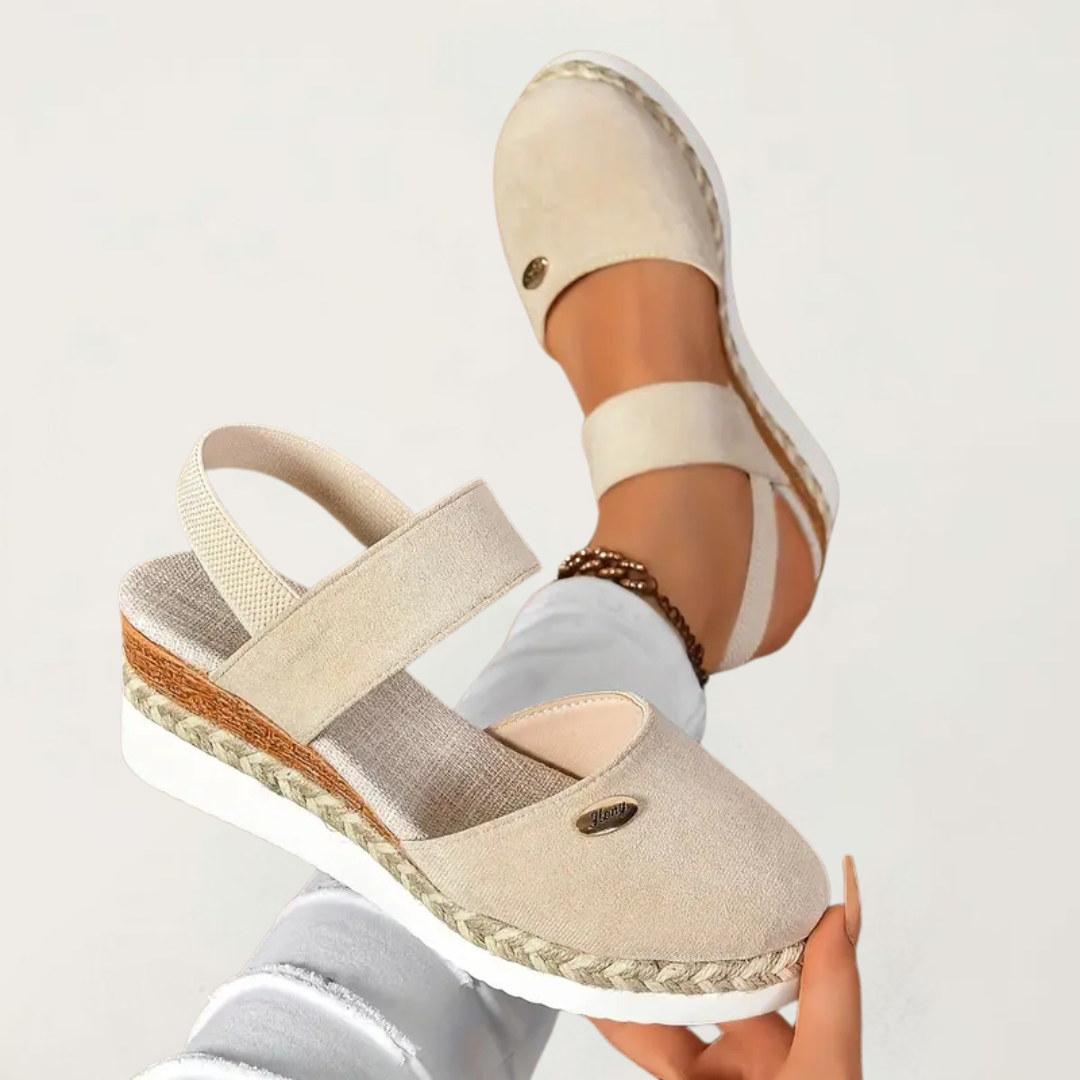Breathable Orthopedic Comfort Sandals - Beige