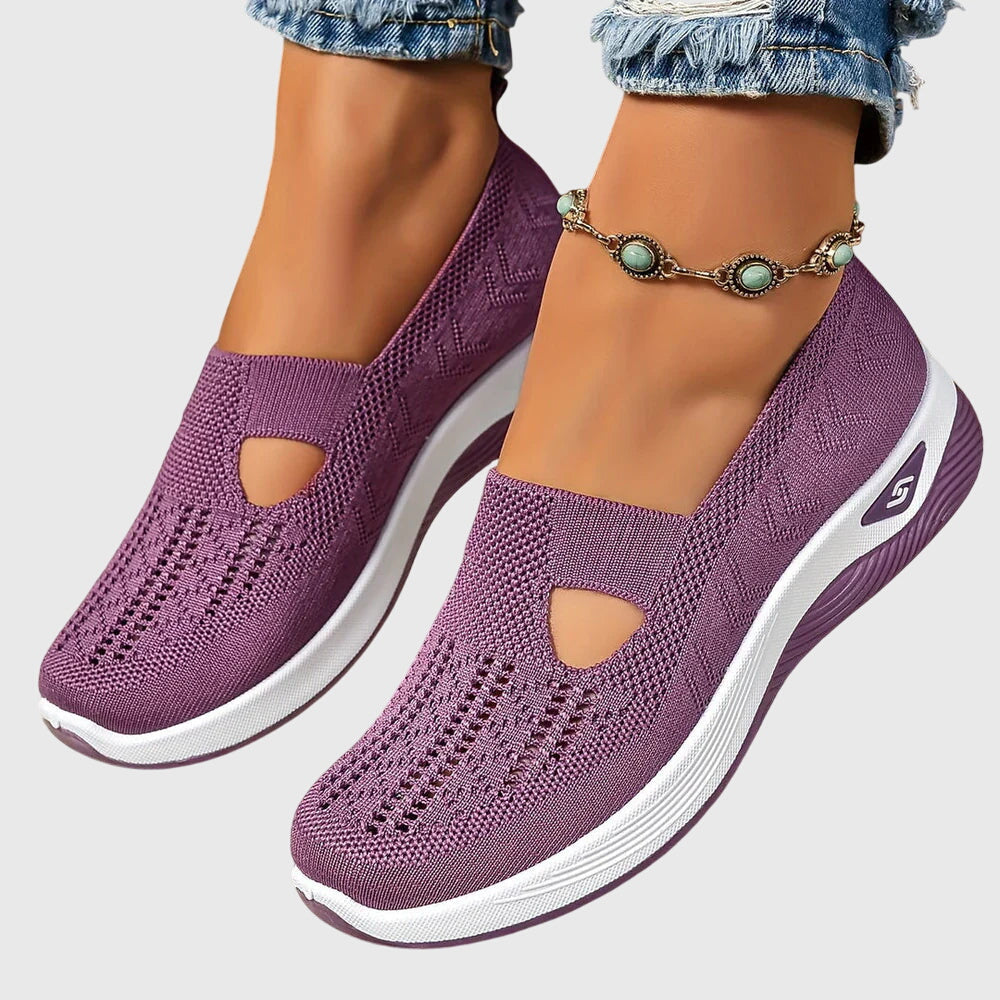 Emely Orthopedic Slip-On Shoes - Purple