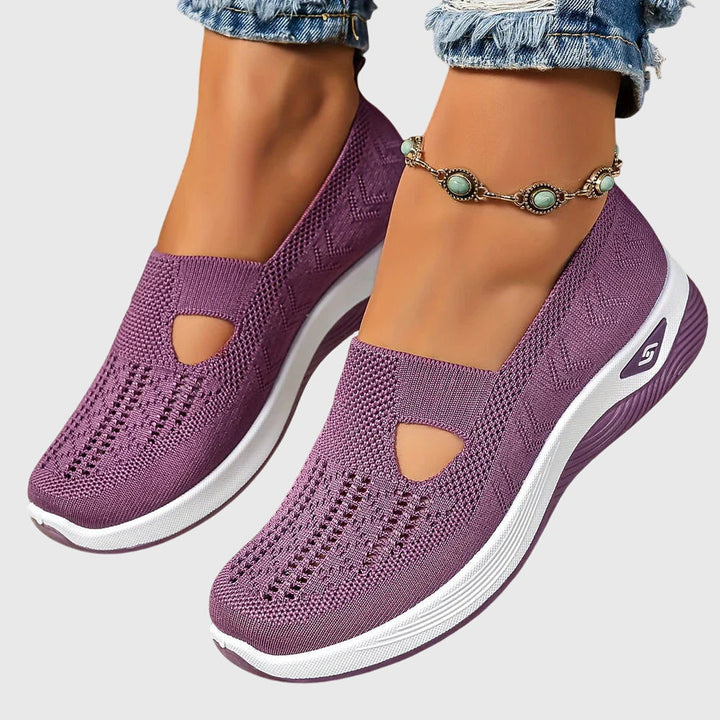 Emely Orthopedic Slip-On Shoes - Purple
