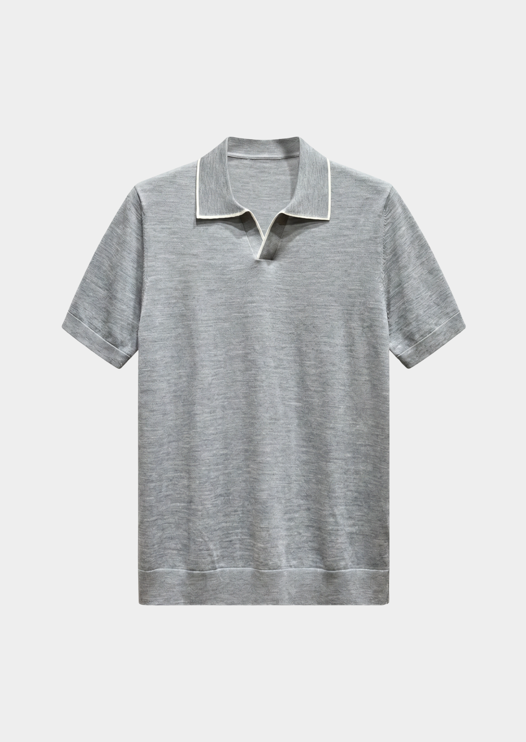 Ellis Lightweight Worsted Wool Polo