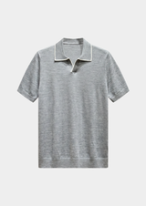 Ellis Lightweight Worsted Wool Polo