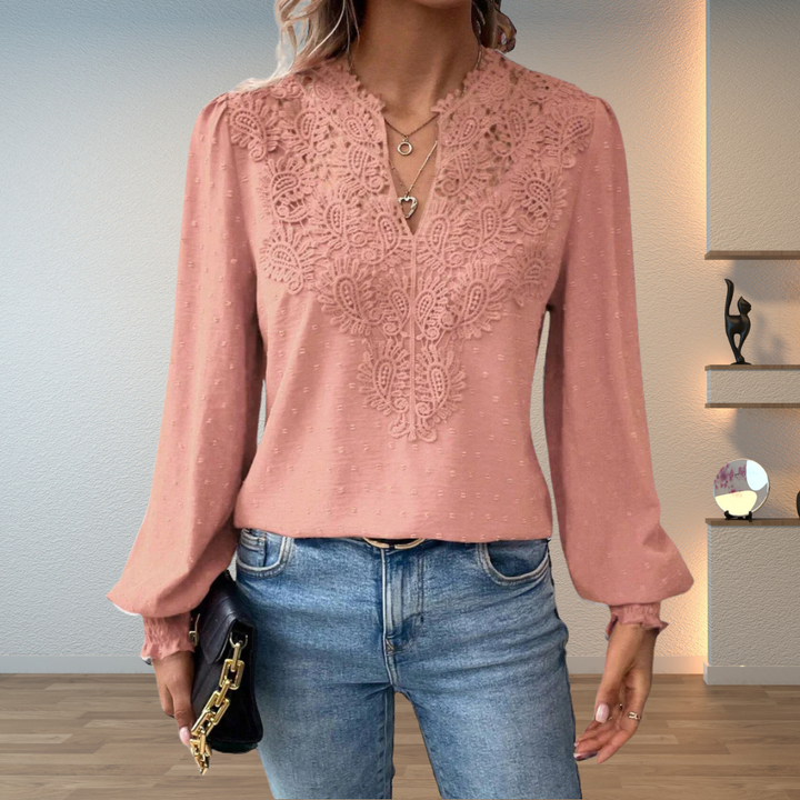 Lightweight & Stylish Blouse - Peach