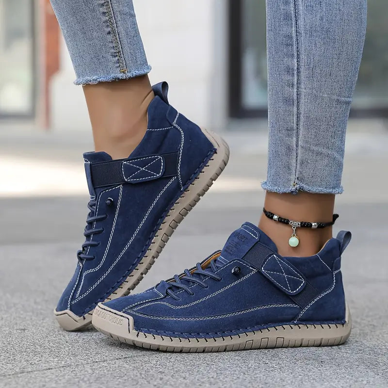 Elastic Slip-On Orthopedic Sneakers - Blue