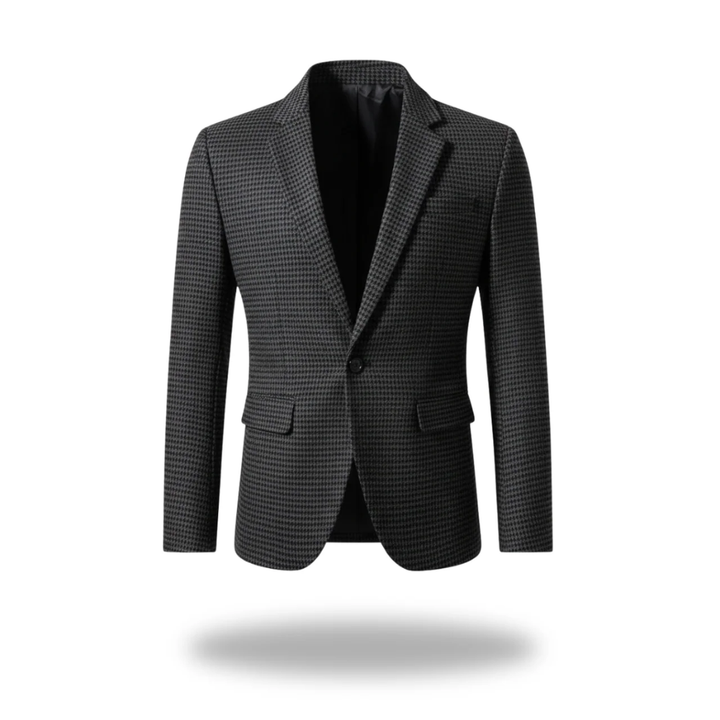 Dark grey men's refined blazer