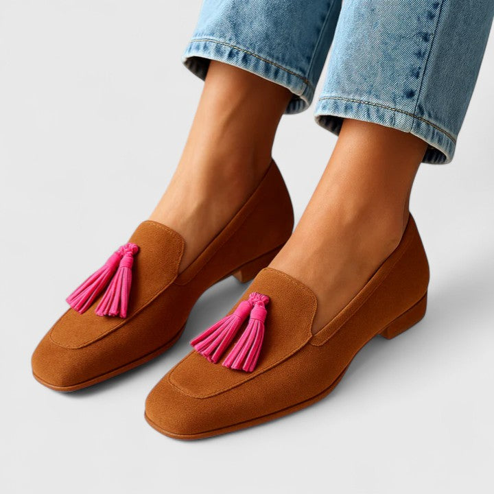 Elegant Brown Loafers - Brown
