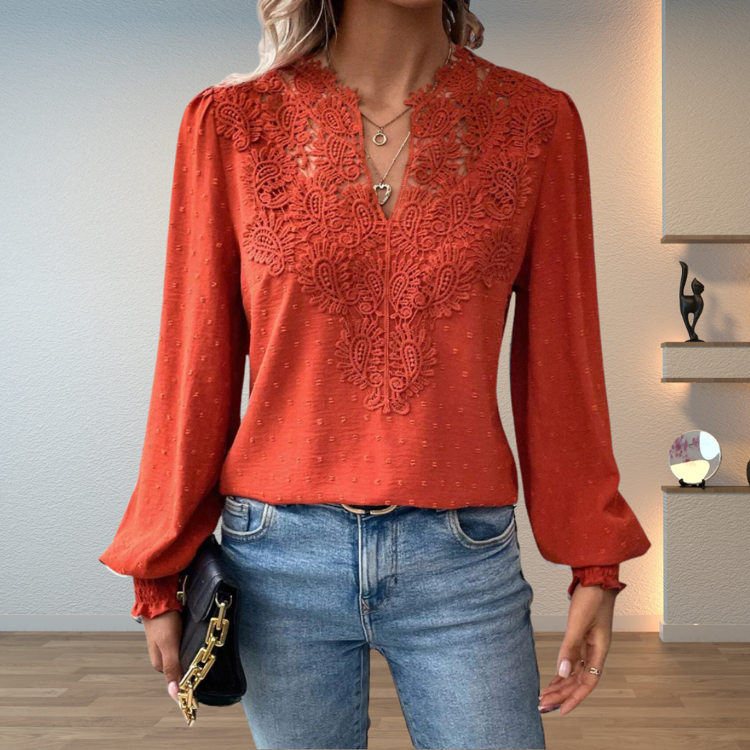 Lightweight & Stylish Blouse - Red