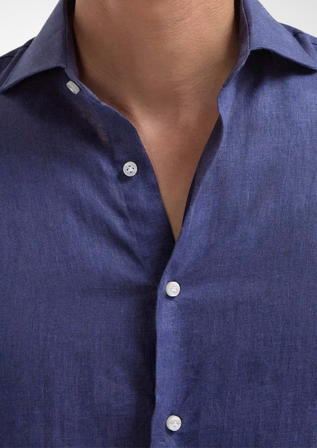 Blue Portofino Coastal Linen Shirt