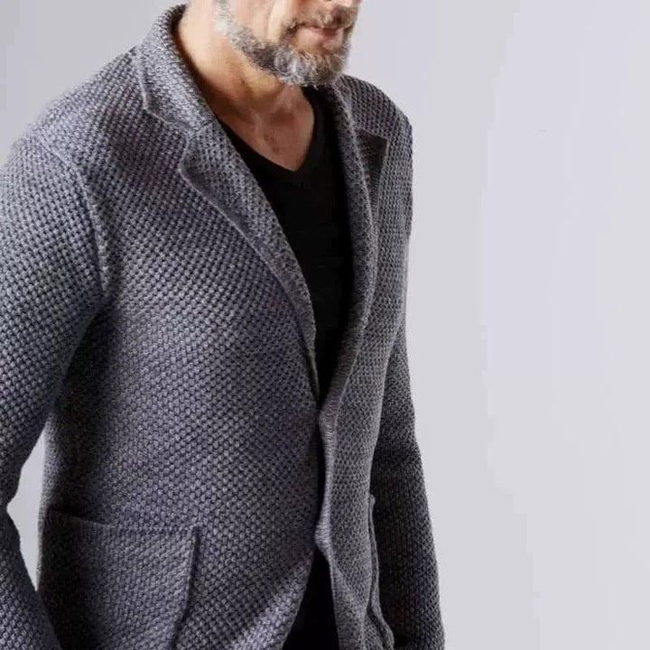 Brown men's classic blazer