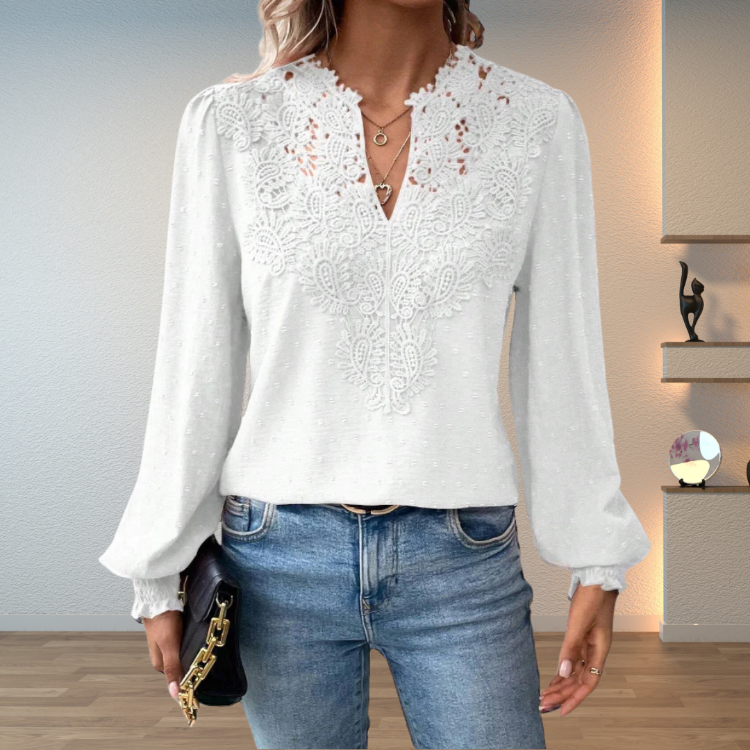 Lightweight & Stylish Blouse - White