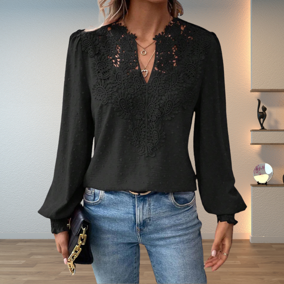 Lightweight & Stylish Blouse - Black