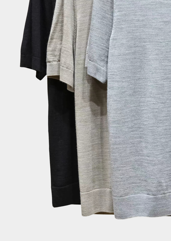 Ellis Lightweight Worsted Wool Polo