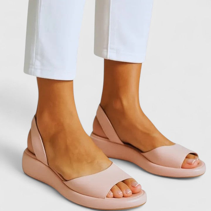Orthopedic Cushioned Slide Sandals - Pink