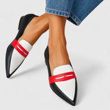 Modern White Loafers