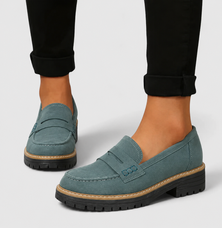 Orthopedic Slip-On Loafers - Green