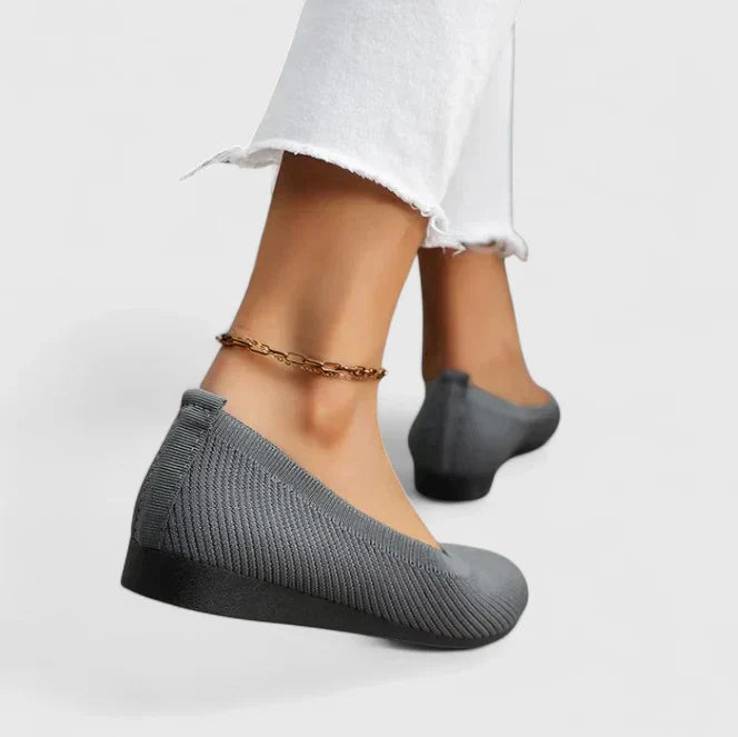 Posture-Correct Orthopedic Slip-On Shoes - Gray