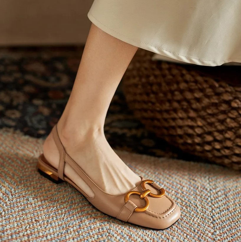 Elegant Buckle Comfort Sandals