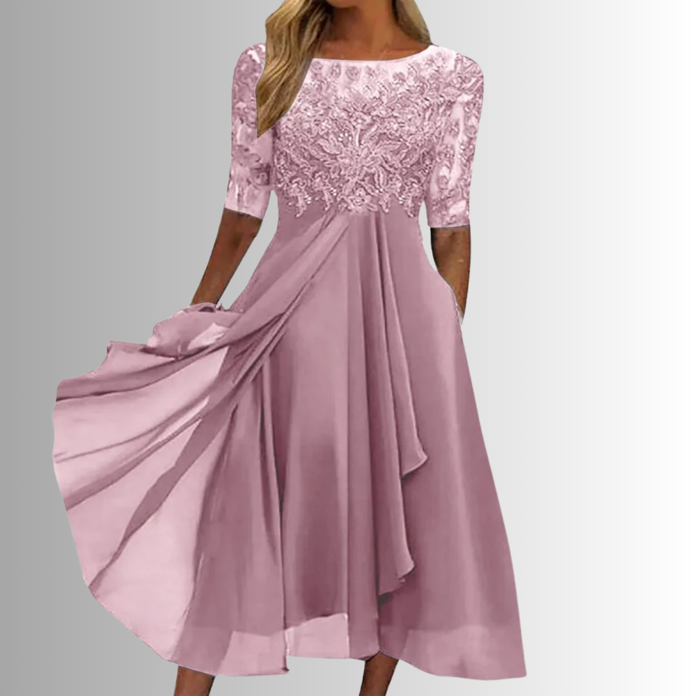 Elegant Lace Evening Dress
