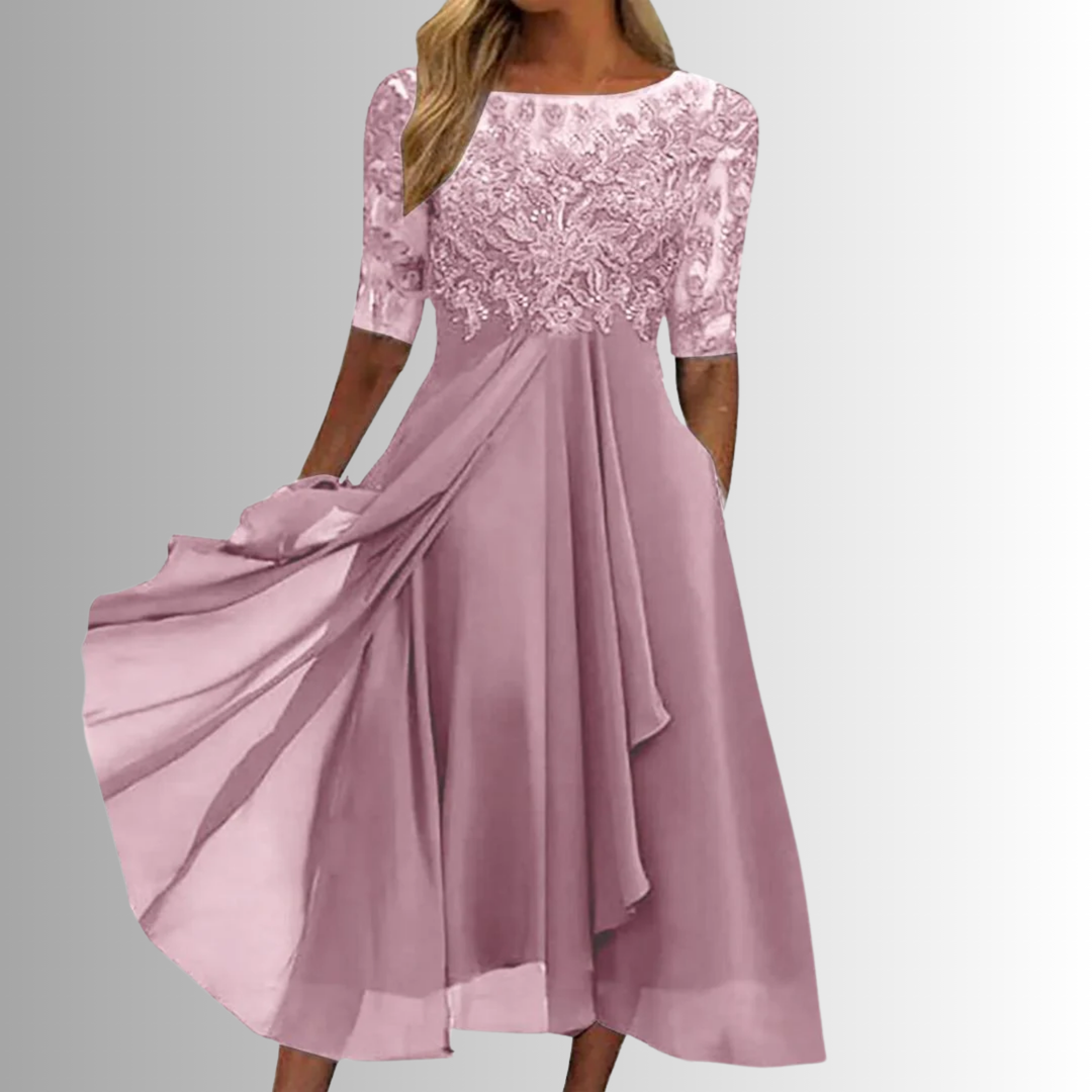 Elegant Lace Evening Dress