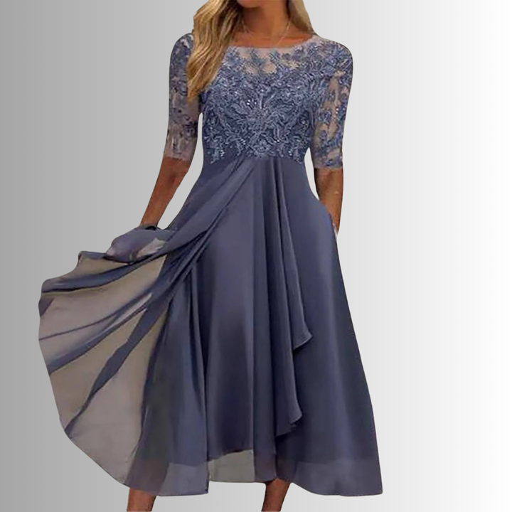 Elegant Lace Evening Dress
