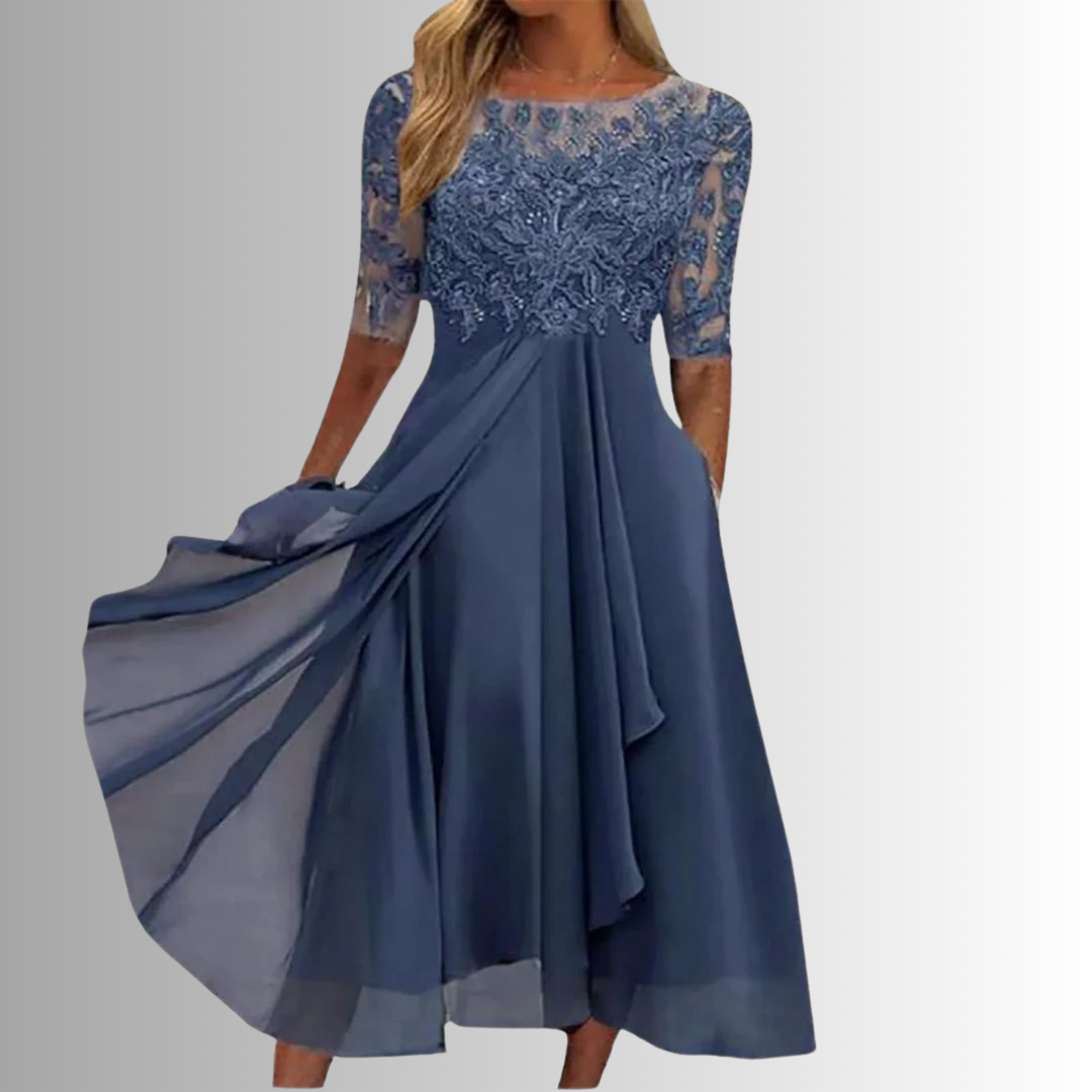 Elegant Lace Evening Dress
