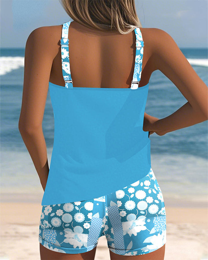 Floral Two-Piece Swim Set