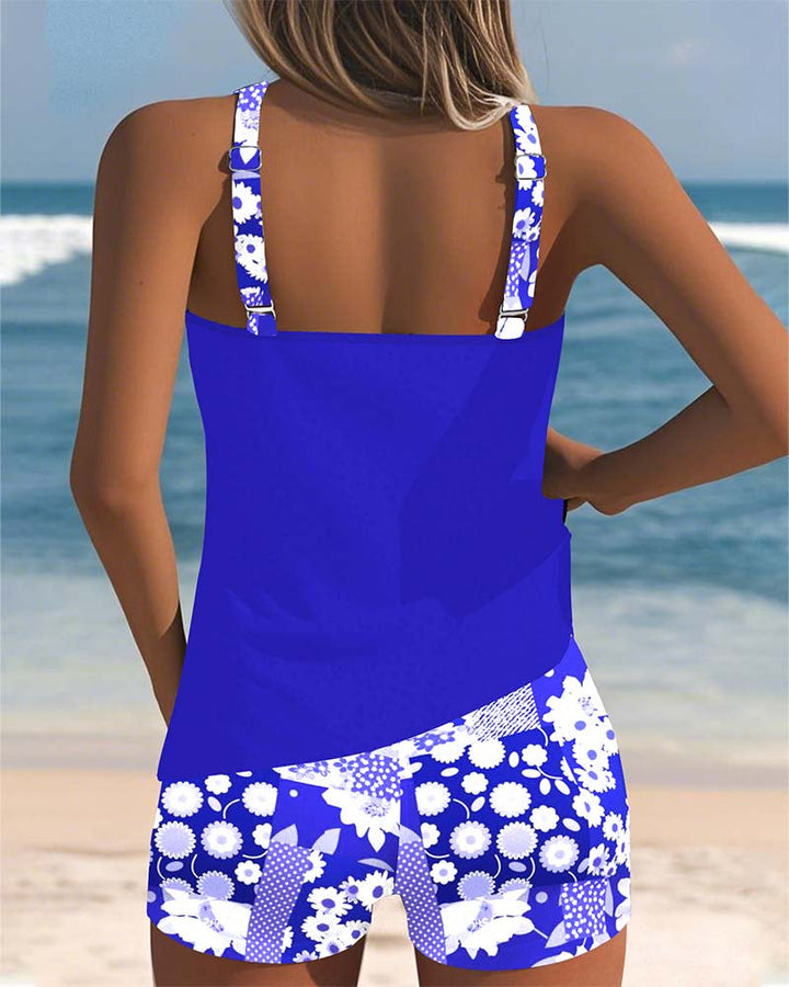 Floral Two-Piece Swim Set