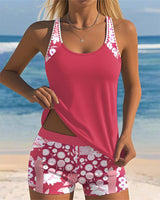 Floral Two-Piece Swim Set