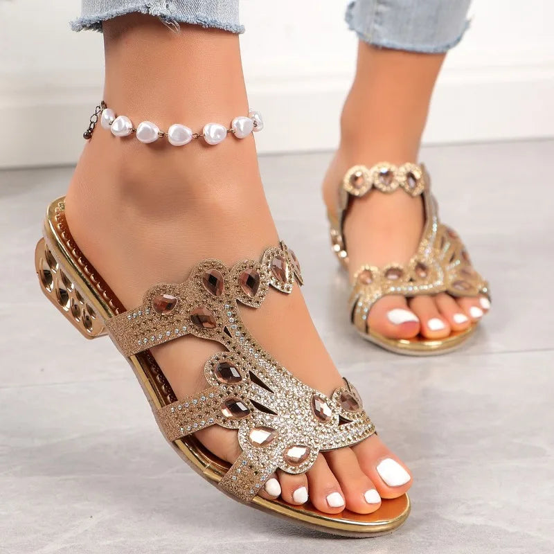Glamorous Embellished Sandals