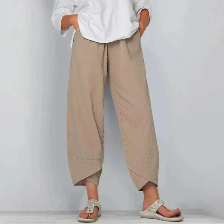 Chic Summer Pants - Khaki