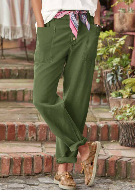 Elegant Relaxed Linnen Trousers
