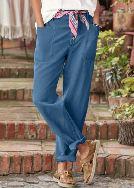 Elegant Relaxed Linnen Trousers