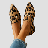 Animal-Print Orthopedic Loafers