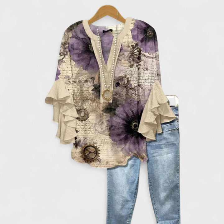 Lightweight Day Blouse - Beige