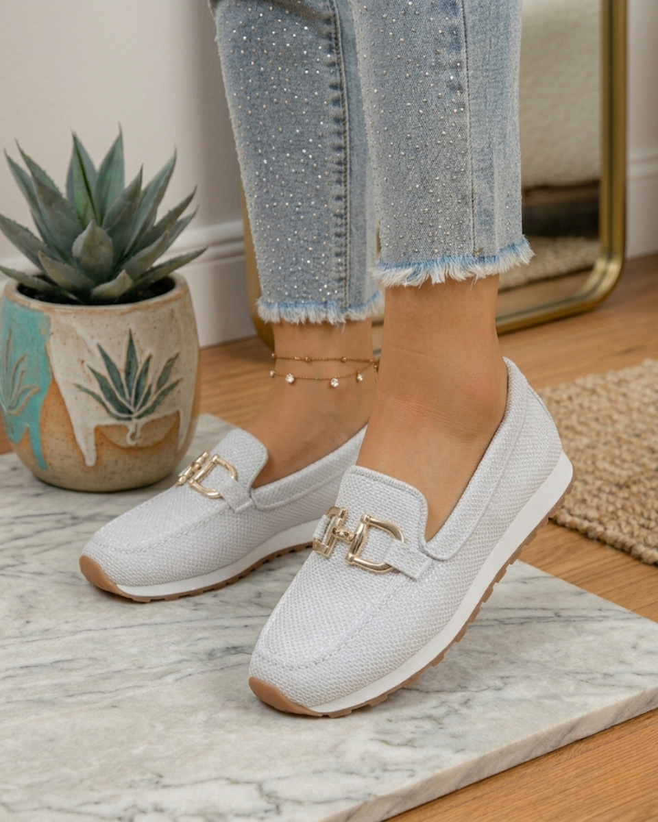 Orthopedic Slip-On Knit Loafers