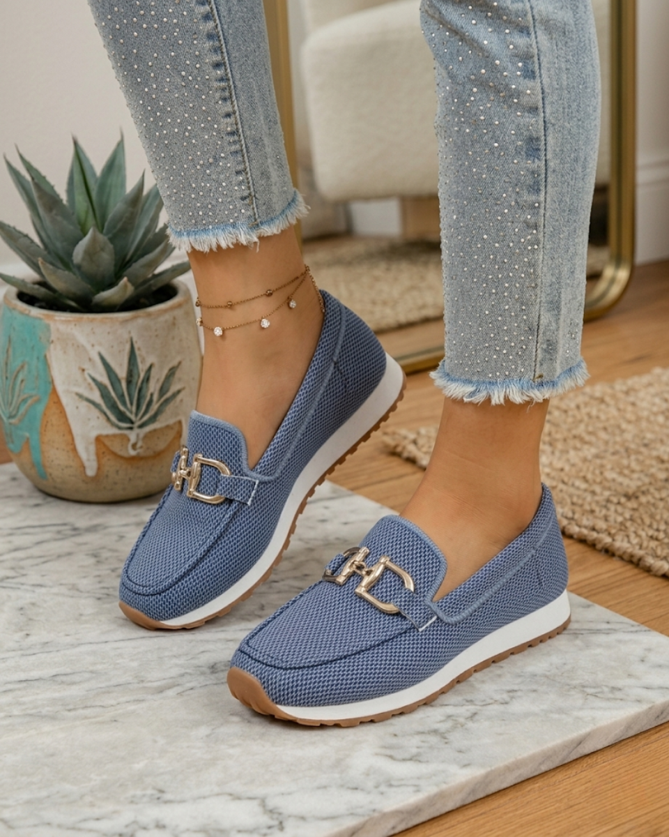 Orthopedic Slip-On Knit Loafers